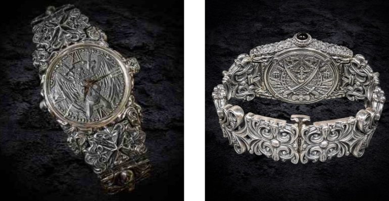 Мужские часы ручной работы изготовленные в авторском стиле.